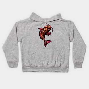 Bronze Koi Carp Kids Hoodie